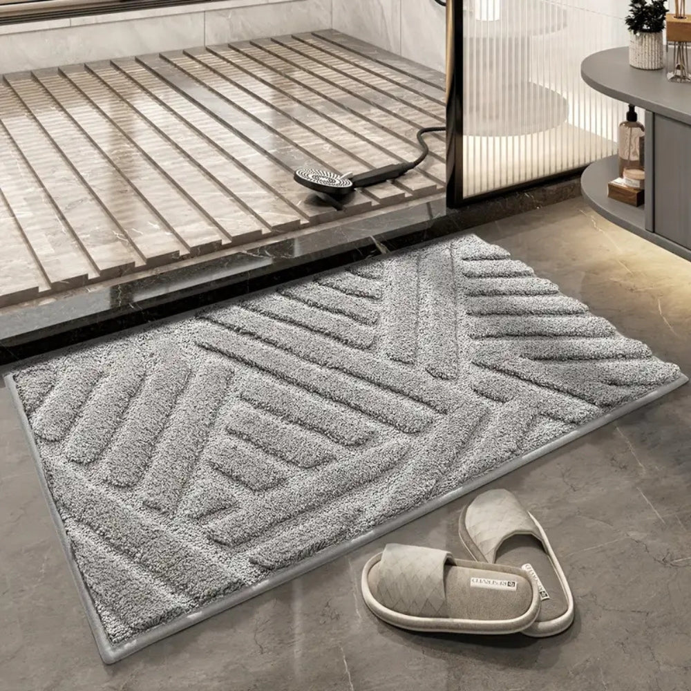 Luxury Soft Bathroom Mat – Absorbent Non-Slip Rug