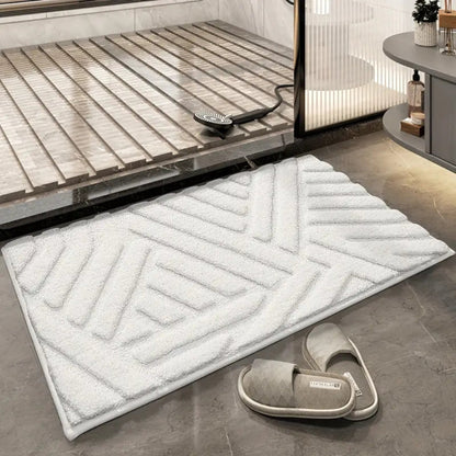 Luxury Soft Bathroom Mat – Absorbent Non-Slip Rug