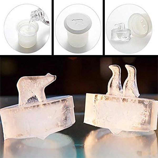 Fun Animal Ice Cube Molds Set