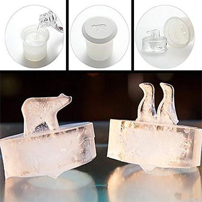 Fun Animal Ice Cube Molds Set