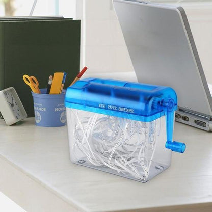 Compact Manual Paper Shredder
