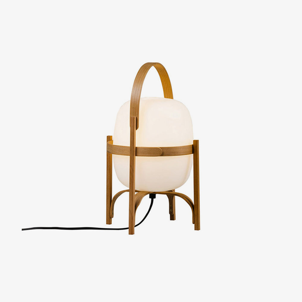 Compact Glass Desk Lamp