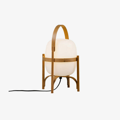 Compact Glass Desk Lamp