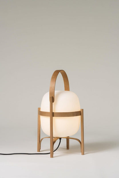 Compact Glass Desk Lamp
