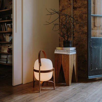 Compact Glass Desk Lamp