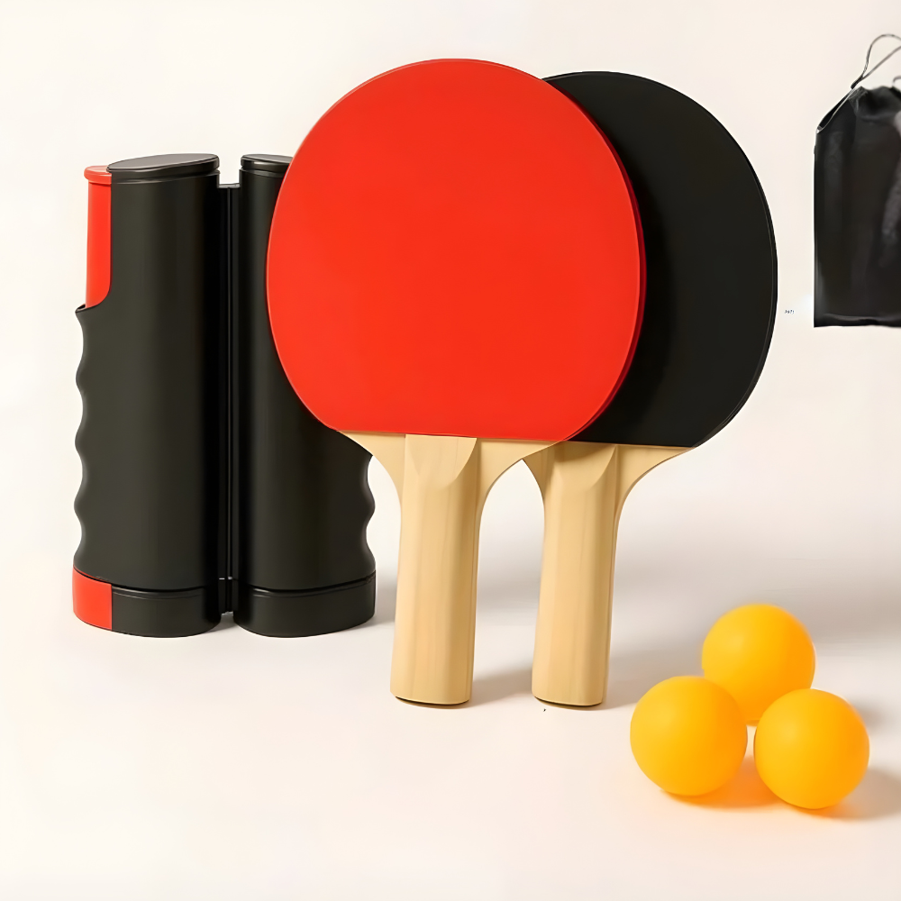 Compact Table Tennis Kit with Folding Net - Cofik
