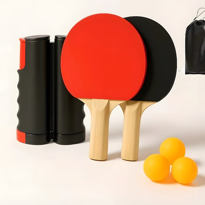 Compact Table Tennis Kit with Folding Net - Cofik