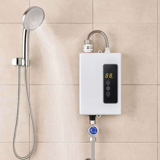 Compact Instant Electric Water Heater Shower System - Cofik