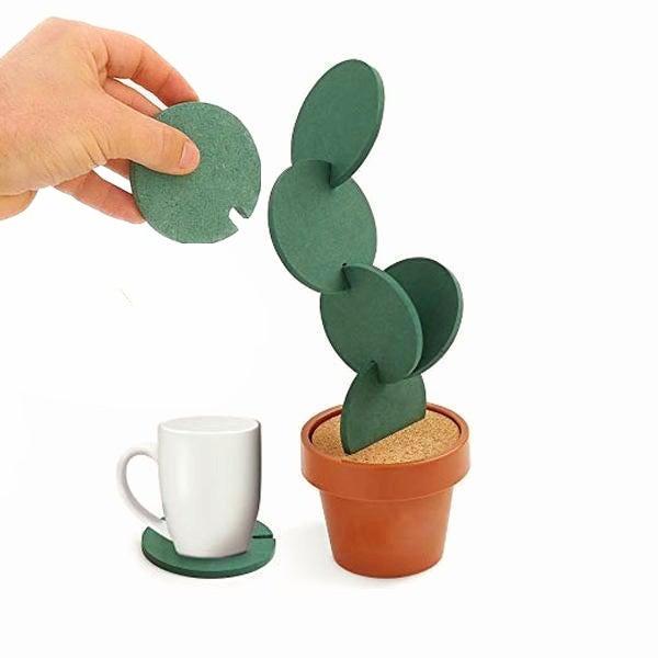 Small Succulent Plant Coasters - Cofik