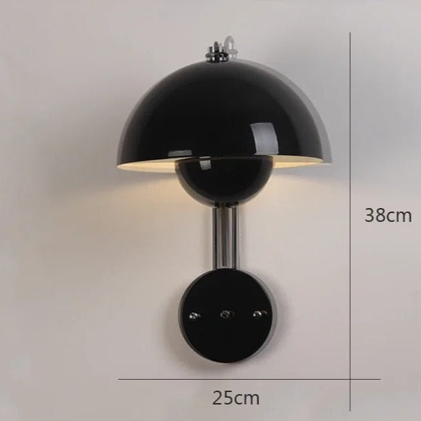Warm Mushroom Wall Light for Home Decor