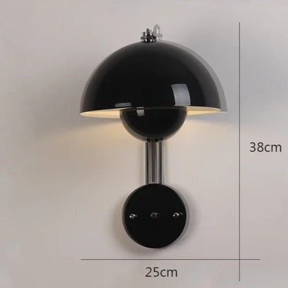 Warm Mushroom Wall Light for Home Decor
