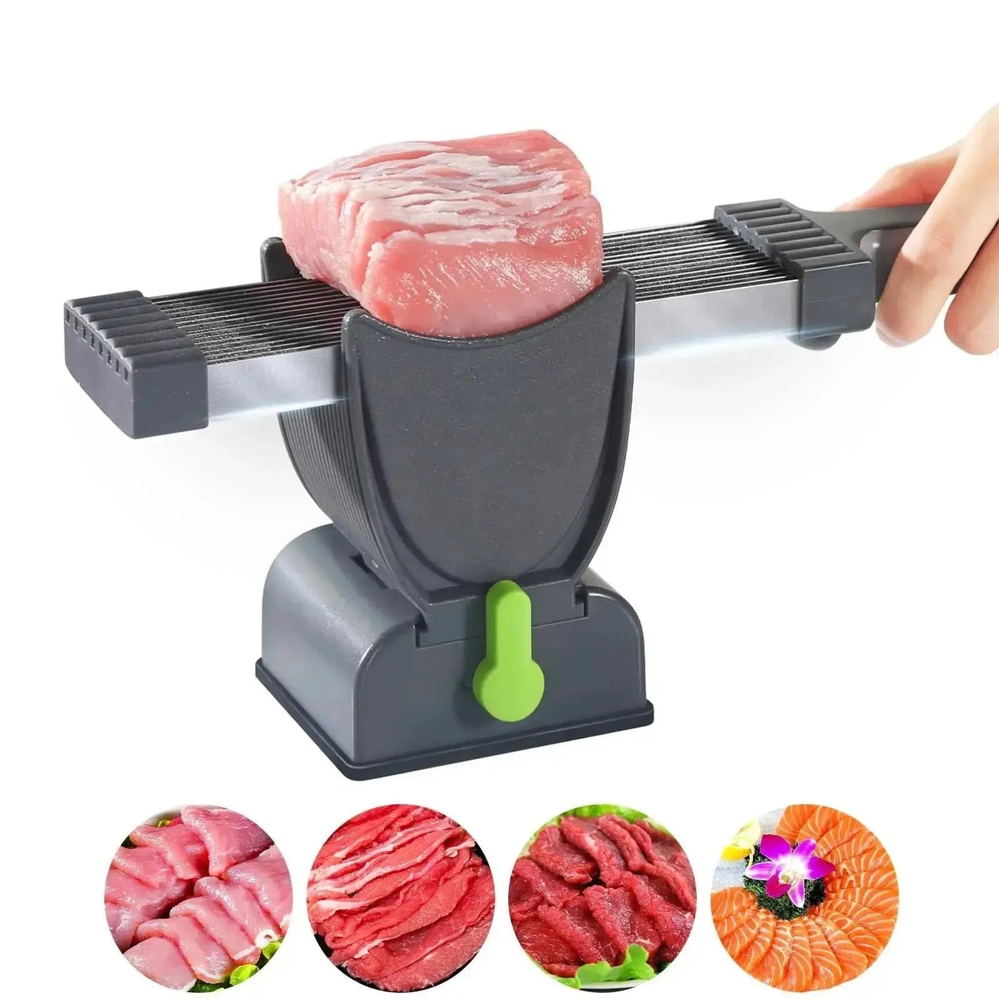 Sharp 17-Blade Electric Meat Slicer for Home Use