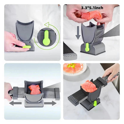 Sharp 17-Blade Electric Meat Slicer for Home Use