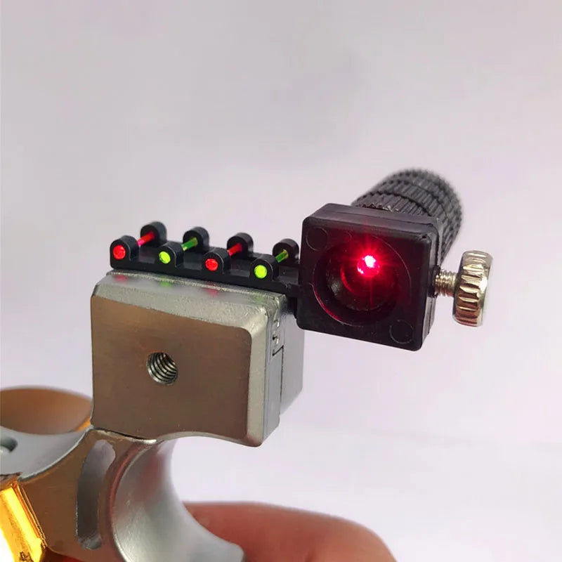 Accurate Laser Slingshot with Scope - Outdoor Fun Shooter