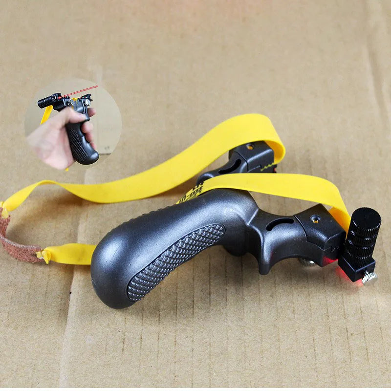 Accurate Laser Slingshot with Scope - Outdoor Fun Shooter
