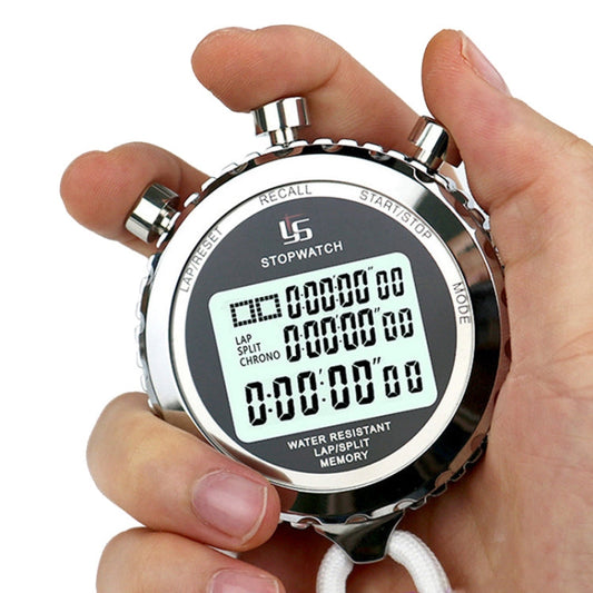 Accurate Digital Stopwatch with Clear LCD Display - Cofik