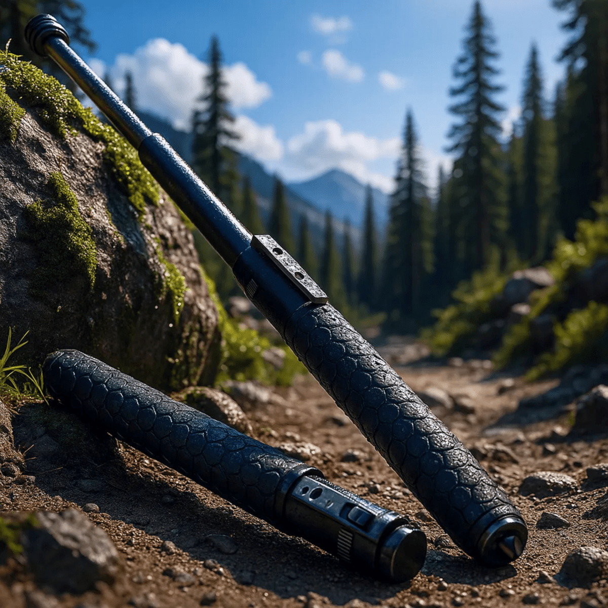 Durable Trekking Pole with Ergonomic Grip - Cofik