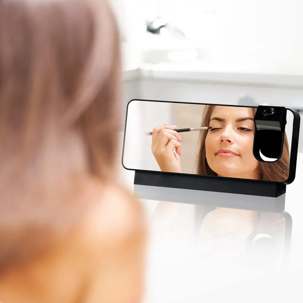 Digital LED Clock with Mirror Face and Big Display