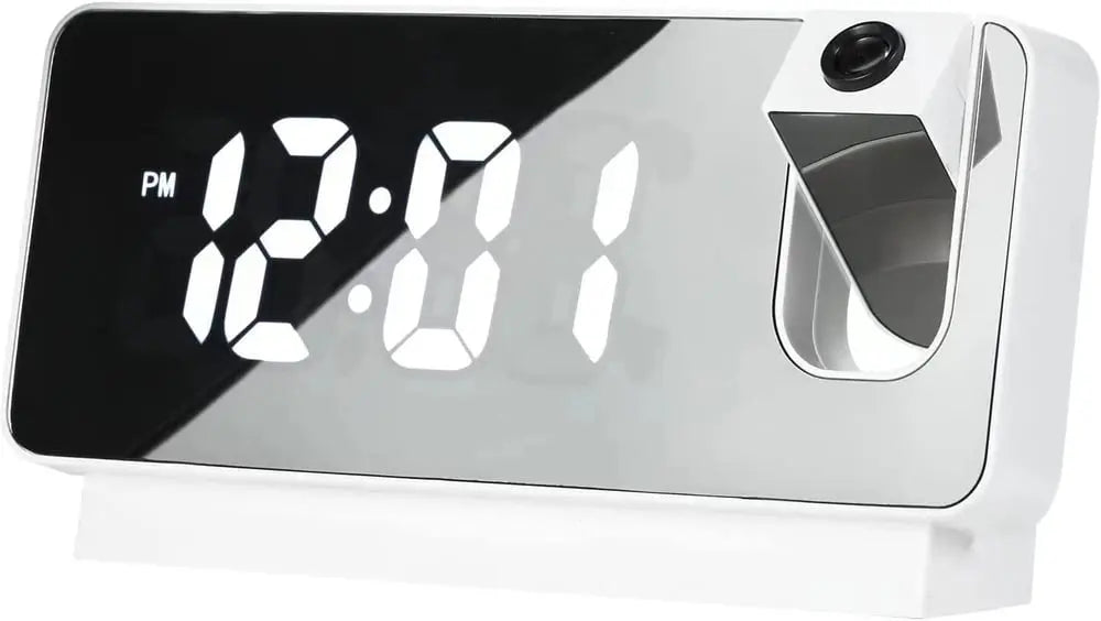 Digital LED Clock with Mirror Face and Big Display