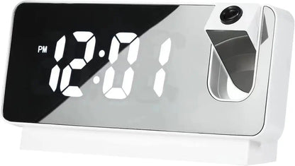 Digital LED Clock with Mirror Face and Big Display