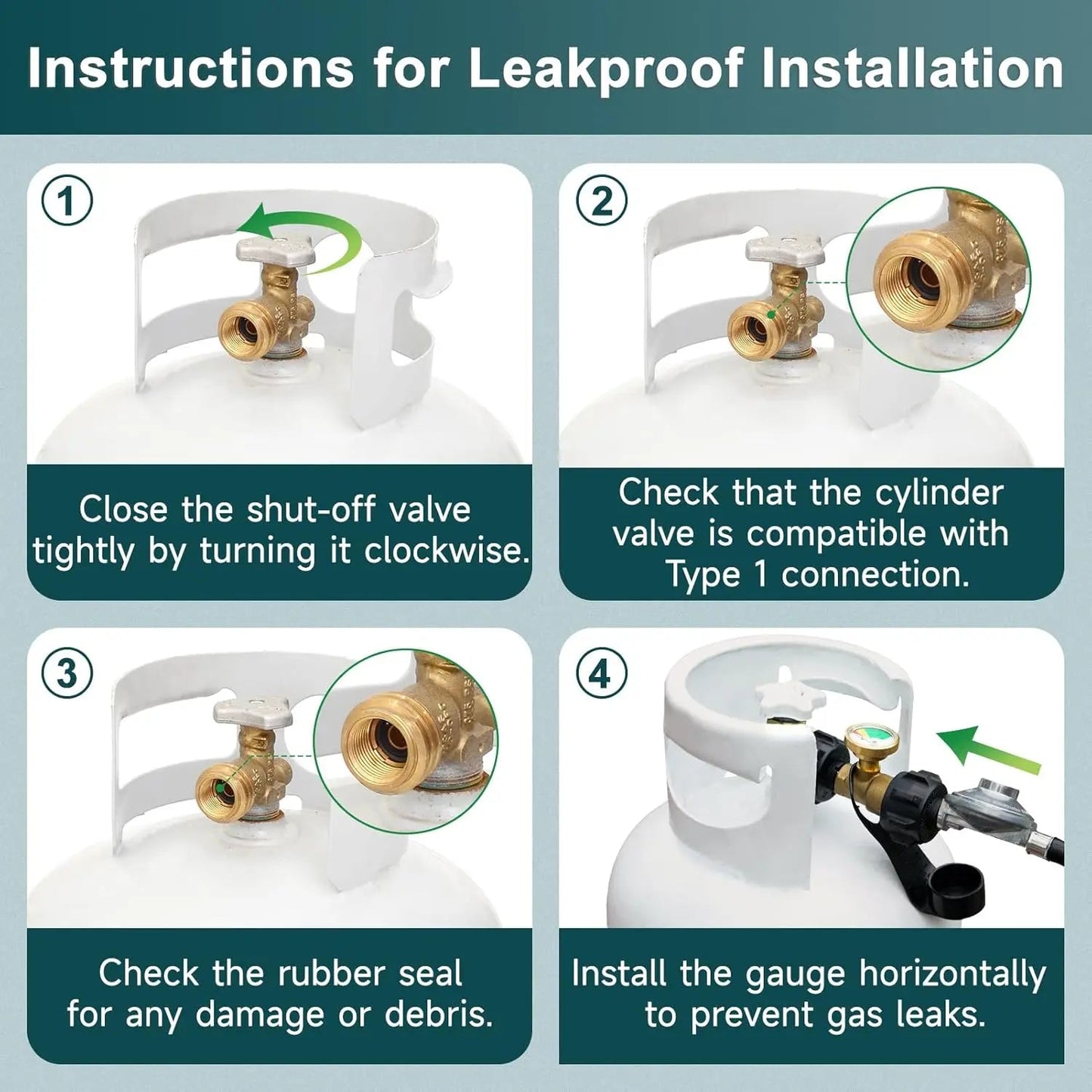 Accurate Propane Tank Level Indicator with Color Display
