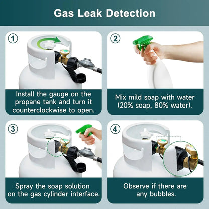 Accurate Propane Tank Level Indicator with Color Display