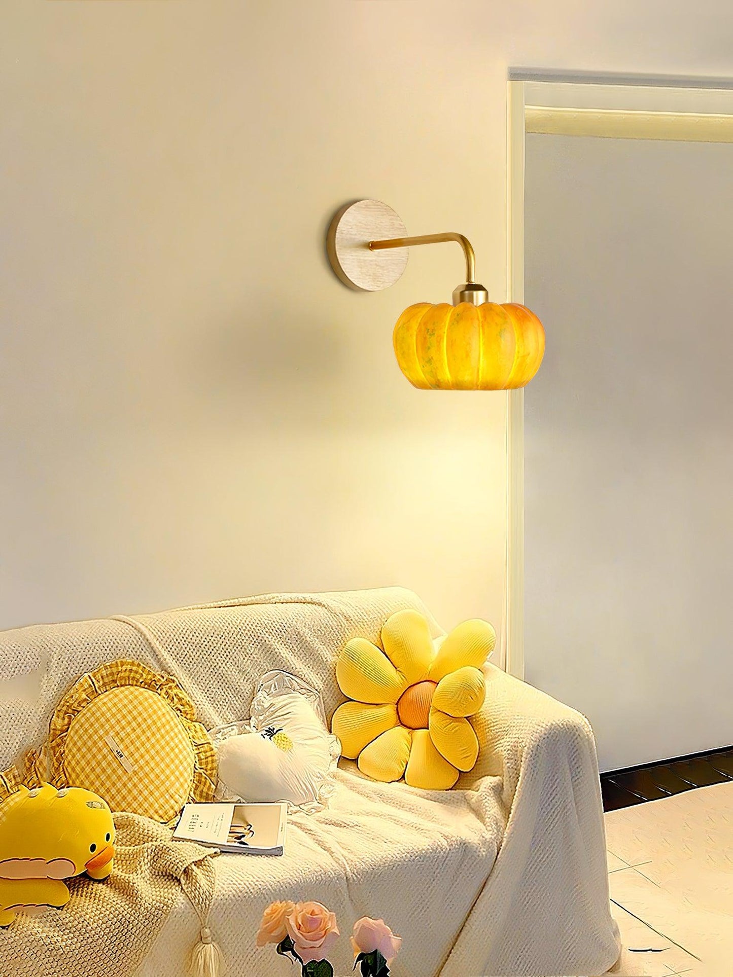 Warm Autumn Lantern Wall Lamp