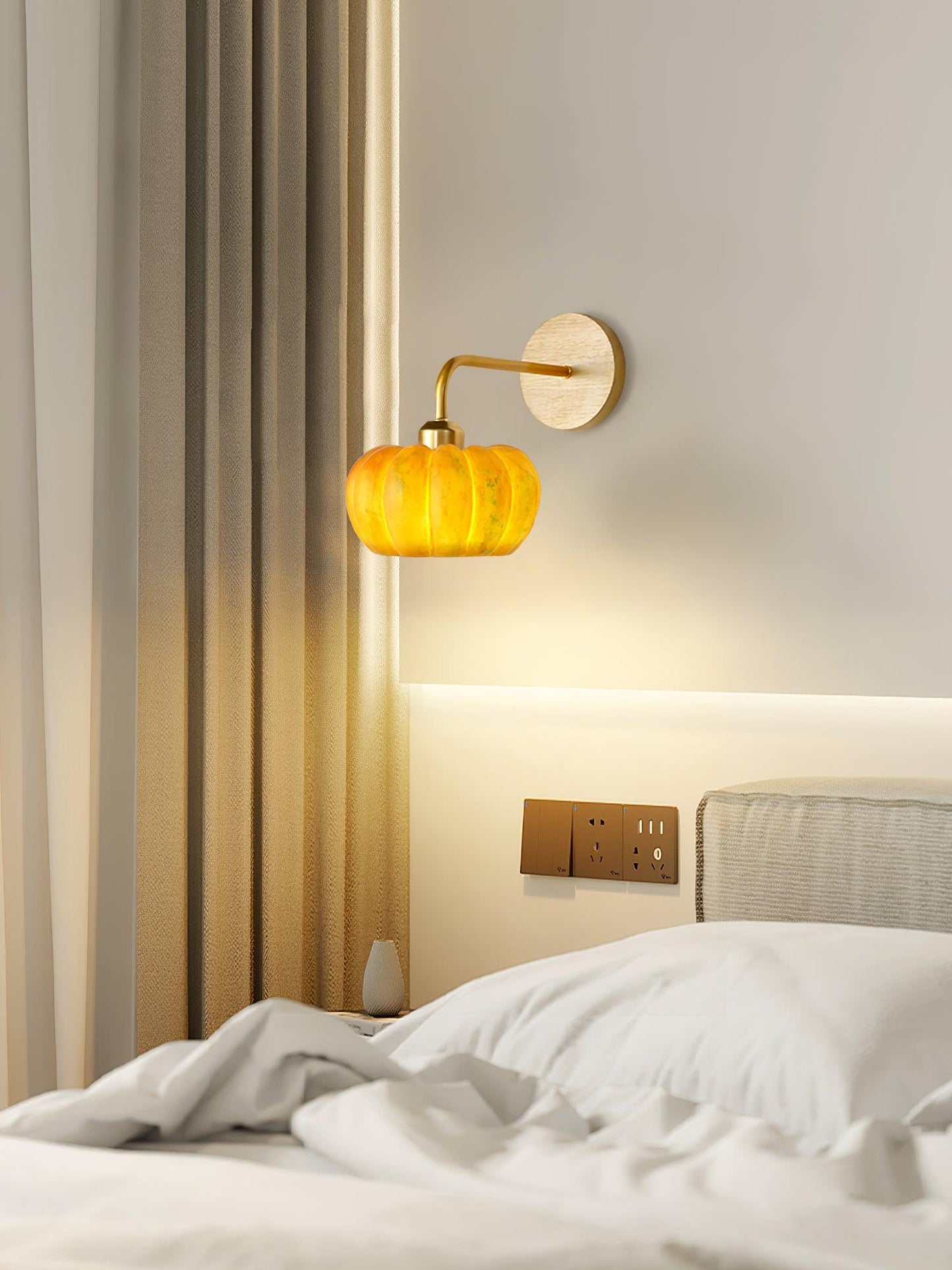 Warm Autumn Lantern Wall Lamp