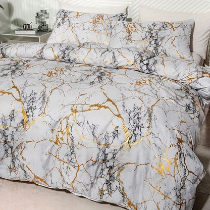 Premium Plush Duvet Cover Set with Classic Style