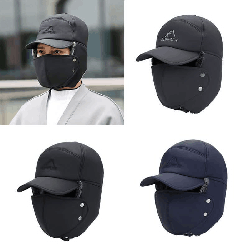 Warm Thermal Face And Ear Beanie