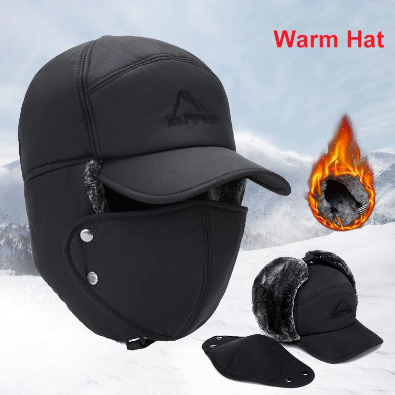 Warm Thermal Face And Ear Beanie