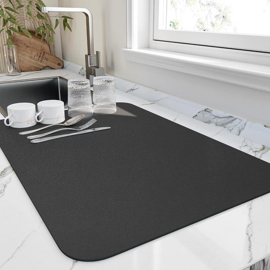 Fast Drying Dish Mat - Absorbent Space Saver - Cofik