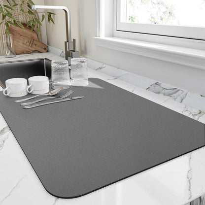 Fast Drying Dish Mat - Absorbent Space Saver