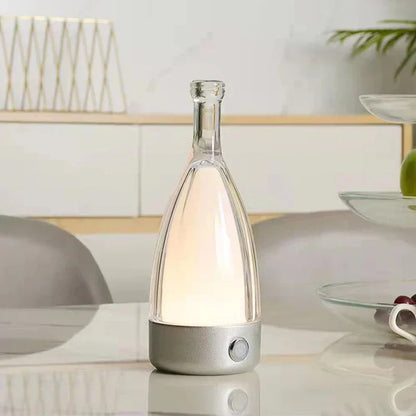 Elegant Wine Bottle Desk Lamp
