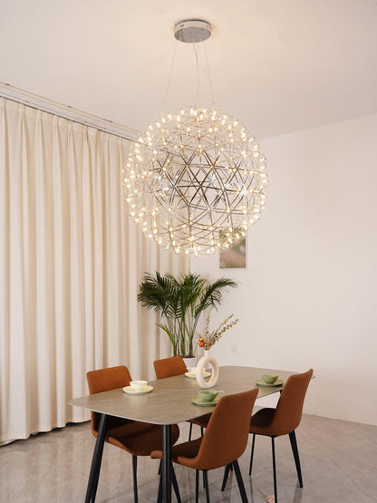 Shiny Crystal Pendant Drop Light Fixture