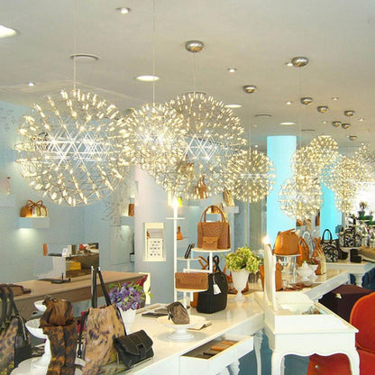 Shiny Crystal Pendant Drop Light Fixture