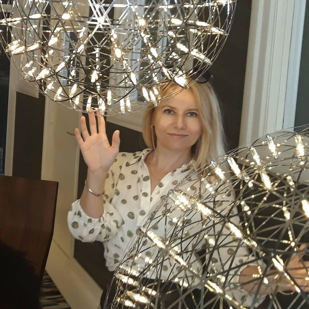 Shiny Crystal Pendant Drop Light Fixture