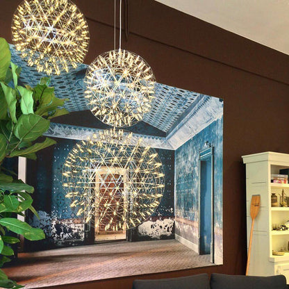 Shiny Crystal Pendant Drop Light Fixture