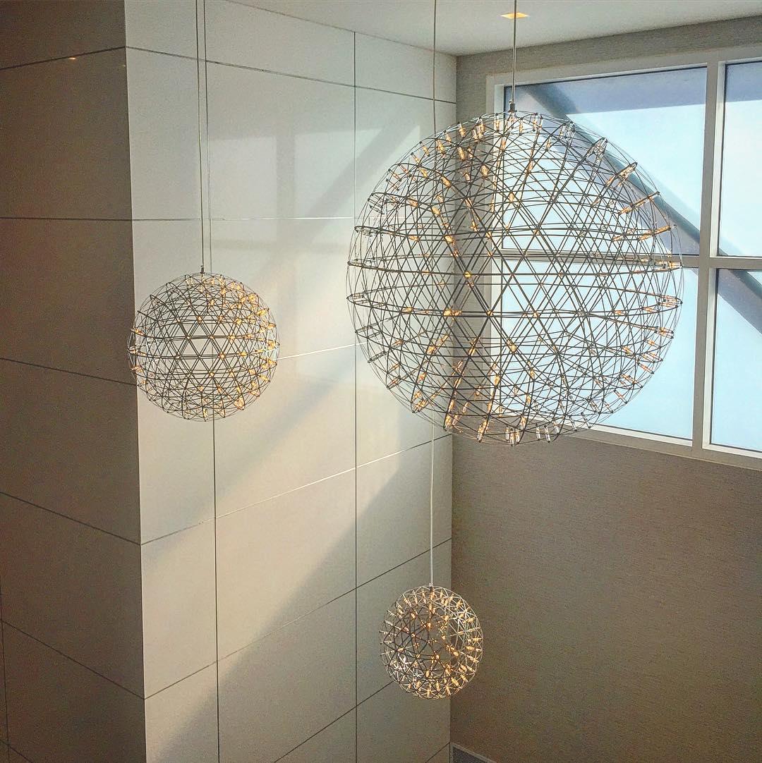 Shiny Crystal Pendant Drop Light Fixture