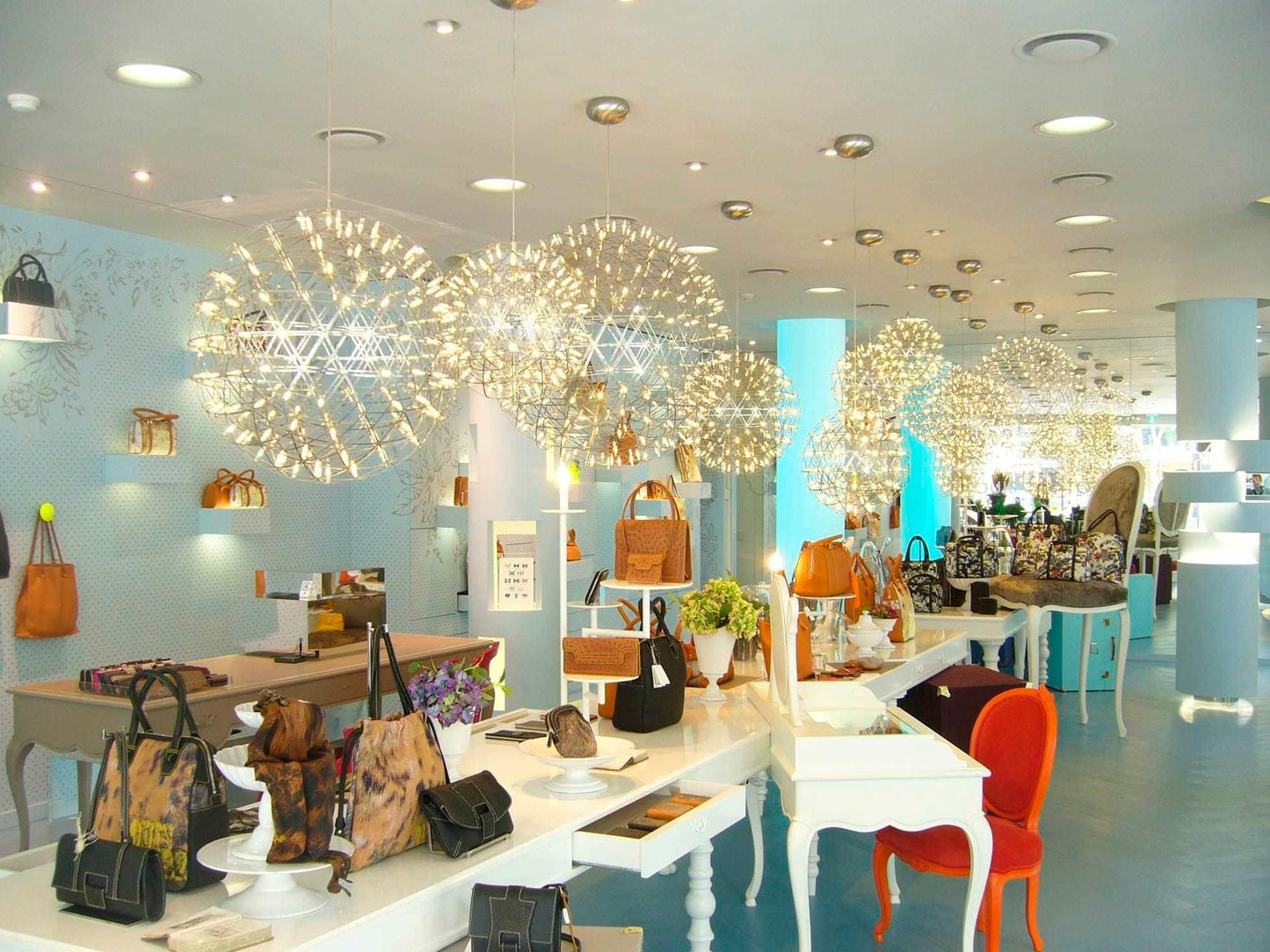 Shiny Crystal Pendant Drop Light Fixture