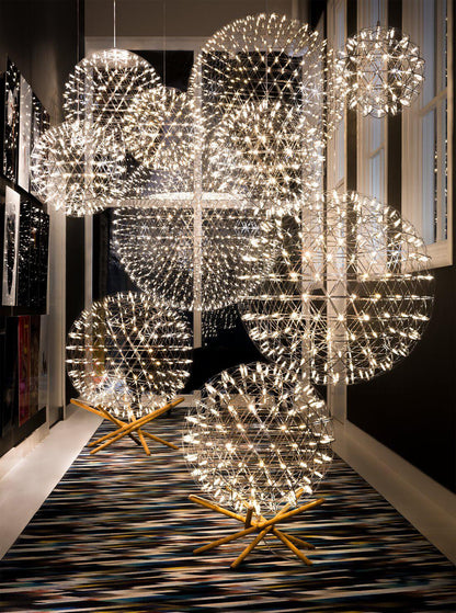 Shiny Crystal Pendant Drop Light Fixture