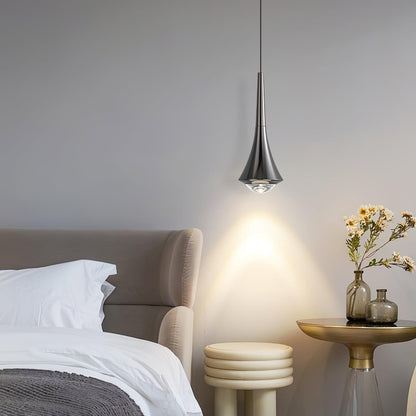 Sleek Waterfall Glass Pendant Light