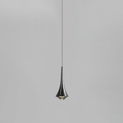 Sleek Waterfall Glass Pendant Light