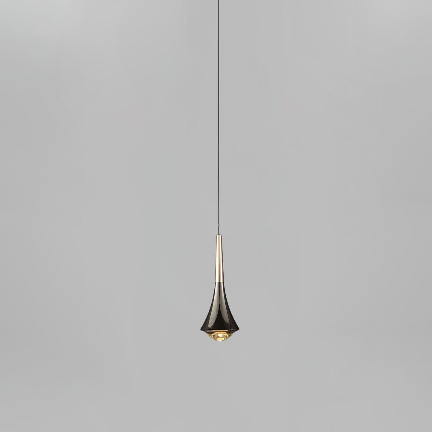 Sleek Waterfall Glass Pendant Light