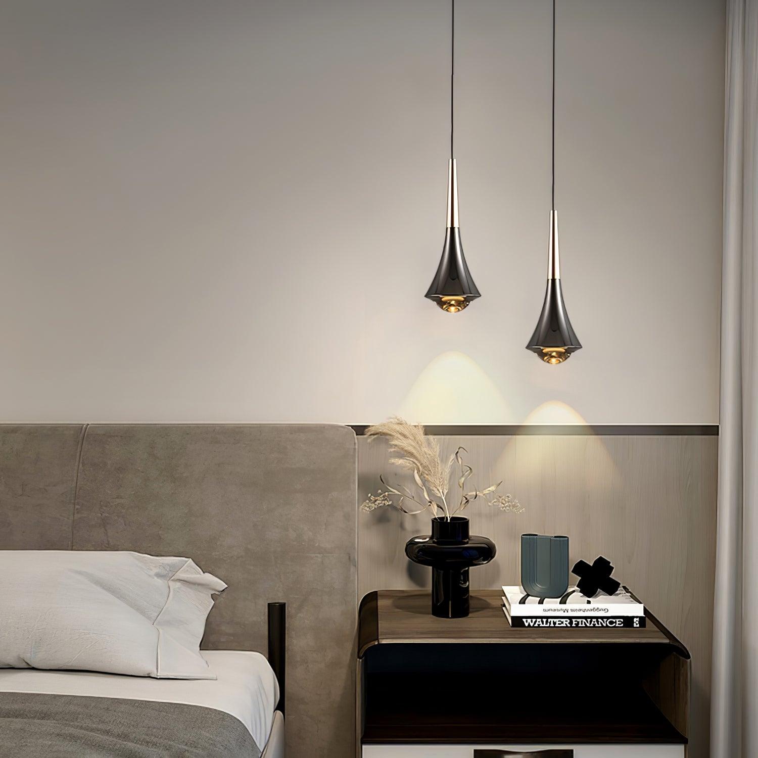 Sleek Waterfall Glass Pendant Light - Cofik