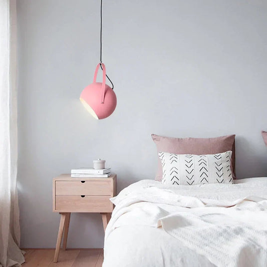 Blue Adjustable Metal Pendant Lighting Fixture - Cofik