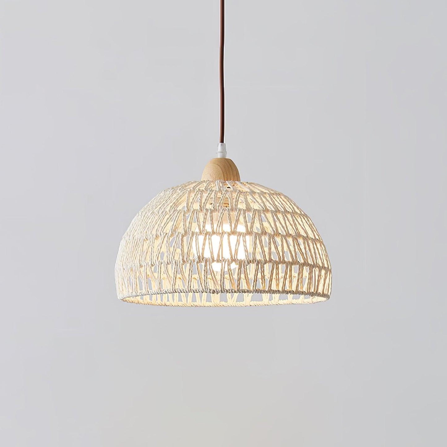 Natural Woven Hanging Pendant Light Fixture