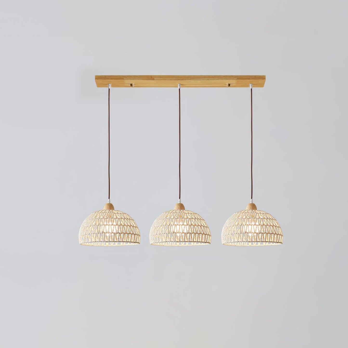Natural Woven Hanging Pendant Light Fixture