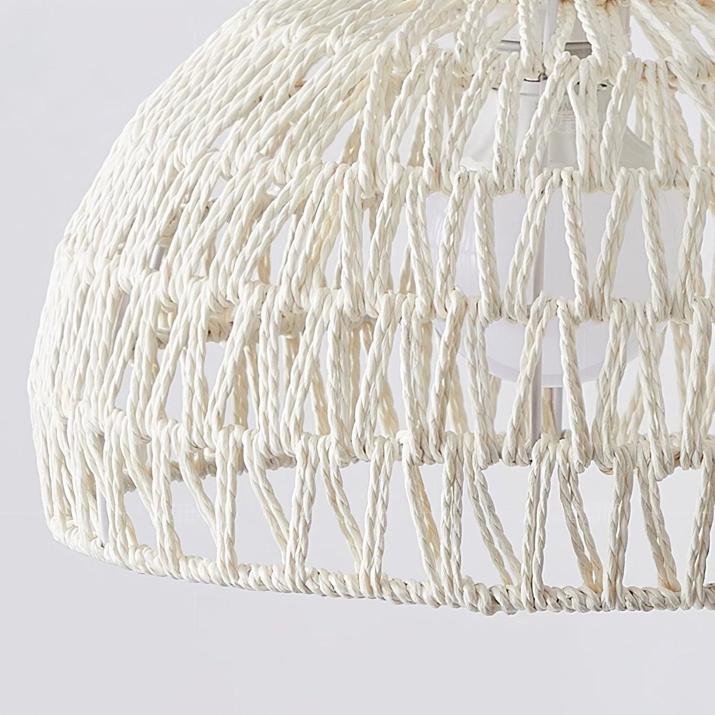 Natural Woven Hanging Pendant Light Fixture