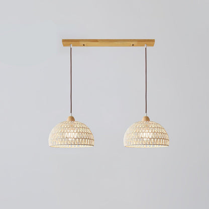 Natural Woven Hanging Pendant Light Fixture